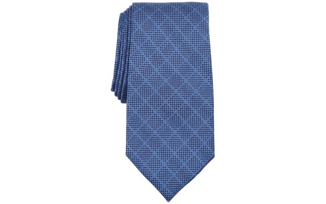  Men’s Rubin Grid Tie, Navy