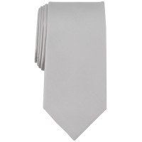 Michael Kors Men’s Sapphire Solid Tie, Silver