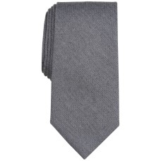 Michael Kors Men’s Solid Black Tie – Charcoal