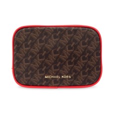Michael Kors Women’s Empire Logo Belt Bag – Brown Multi, Large, X-Large