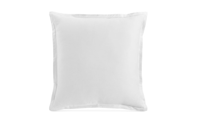  Cotton Tencel Blend European Sham Pillow, 26 X 26, White