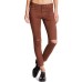  Frayed Skinny Pants Brown Junior Jeans J8762AWE, SIZE 11/30