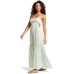  Juniors’ Hot Tropics Smocked-Bodice Cutout Maxi Dress, Seacrest Hot Tropics, X-Large