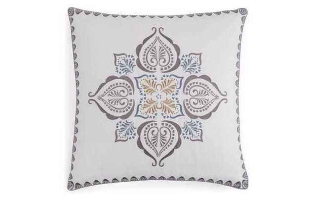  Embroidered Bedding Medera Pillow Sham Pair, 26×26