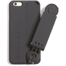 SNAPSTYK Selfie Stick Case – iPhone – Built in Retractable Selfie Stick – Bluetooth Technology for Taking Pictures (Black) (iPhone 6/6s)