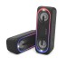  XB40 Portable Wireless Speaker with Bluetooth and Speaker Lights, Black