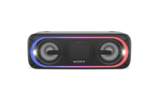  XB40 Portable Wireless Speaker with Bluetooth and Speaker Lights, Black