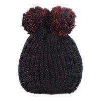 Sperry Top-Sider Women’s PomPom Beanie 104 (Black, One Size)