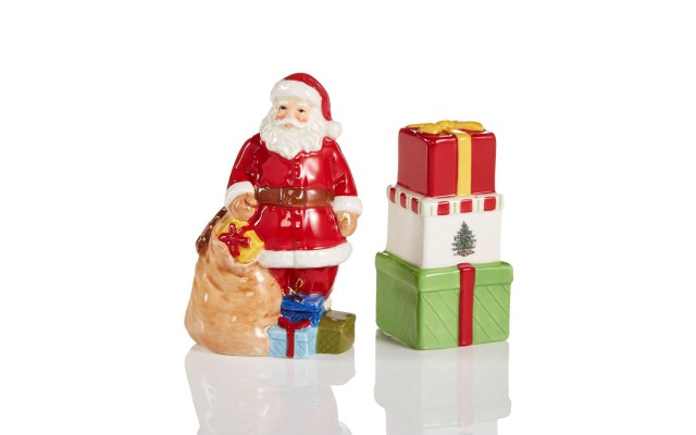  Christmas Tree Santa Gifts Salt & Pepper Set