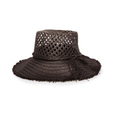 Steve Madden Open Weave Straw Bucket Hat