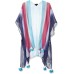  Womens Rainbow by The SEA Boho Topper Navy One Size
