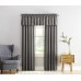  Grant Rod Pocket Top Curtain Panel, 54″ x 84″-Steel Gray