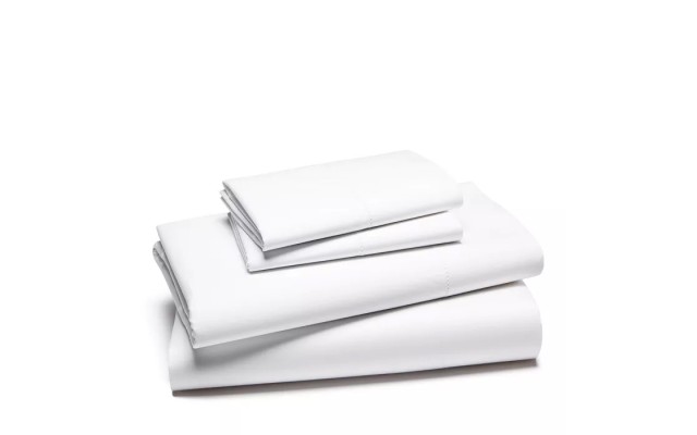  100% Egyptian Cotton 4pc Sheet Set, Queen, White