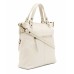  Robertson Leather Convertible Hobo Handbag Stone/Aqua