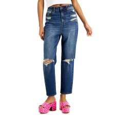 Tinseltown Juniors’ Ripped Jeans, Blue/0