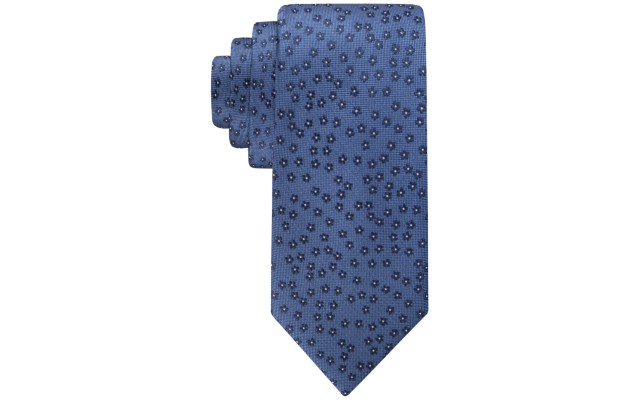  Men’s Ditsy Floral Tie – Light Navy