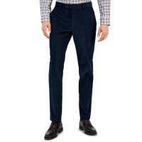 Tommy Hilfiger Men’s Modern-Fit Solid Corduroy Pants, Navy, 34×32