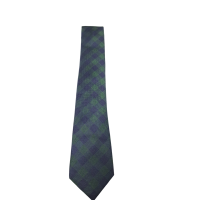 Tommy Hilfiger Men’s Navy Green Perfect Plaid Slim Neck Tie Silk, Green