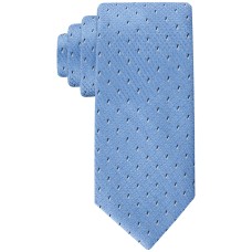 Tommy Hilfiger Men’s Textured Geo-Print Tie, Light Pastel Blue