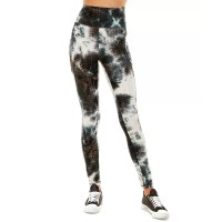 Ultra Flirt Juniors’ High-Waist Phone-Pocket Leggings, Black/White, X-Small