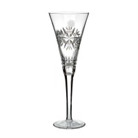 Waterford 154683 Snowflake Wishes for Health Clear Flute