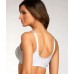  Double Support Cotton Wire-Free Bra Womens Full Coverage Cool Comfort-U 3036, Gray, 42DD