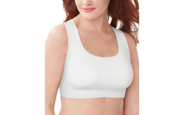  Womens DF3491 Comfort Revolution EasyLite Seamless Wirefree Bra, White, S