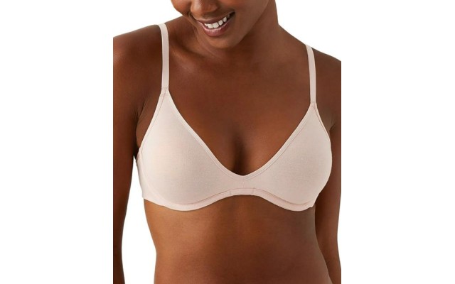 b.tempt d by Wacoal womens Cotton To A Tee Underwire Bra, Rose Smoke, 34C