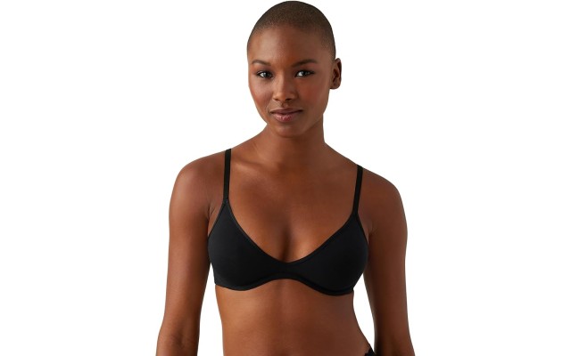 b.tempt'd by Wacoal Women's Cotton to a Tee Scoop Underwire Bra, Night, 36C