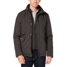 Calvin Klein Men’s Quilted Overcoat Calvin Klein Men’s Quilted Overcoat