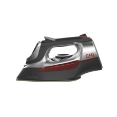 CHI Electronic Clothing Iron with Retractable Cord 13102, Black