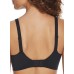  Womens Active Comfort Wire-Free T-Shirt Bra Style-DK7934, Black, 36C