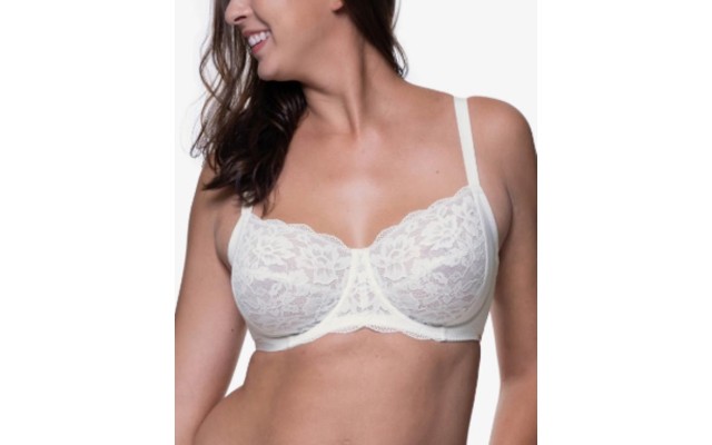  Women’s Rosa Non Padded Wired Bra, White, 36C