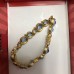  Imperial Blue Soft Bracelet in 14K Gold-Plated Sterling Silver