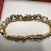  Imperial Blue Soft Bracelet in 14K Gold-Plated Sterling Silver