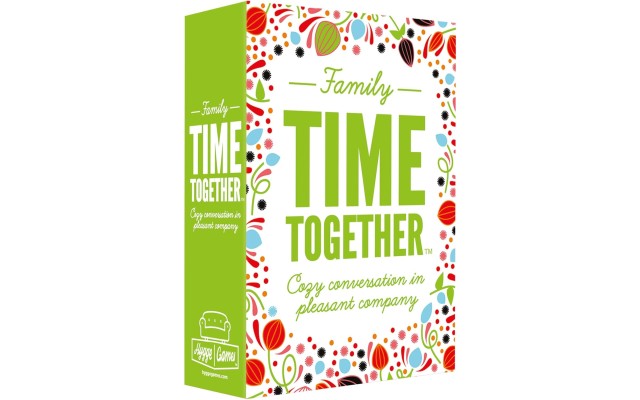 Time Together Family Game – Fun Conversation Starters Card Game for Families, Multicolored, Green, 4″ L x 3″ W x 1.5″ H