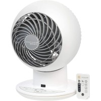 IRIS USA WOOZOO Air Circulator Fan with Remote, Oscillating, 5 Speeds, Quiet Motor, Small Fan for Bedroom, Office, Dorm, White