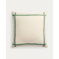 Lauren Ralph Lauren Allie European Pillow Sham, Ivory/Green, 26×26