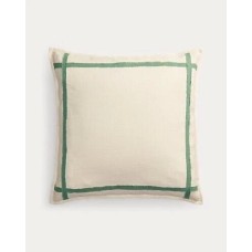Lauren Ralph Lauren Allie European Pillow Sham, Ivory/Green, 26×26