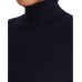  Women’s Plus-Size Ribbed Turtleneck Sweater, Navy, 3X
