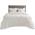  Arctic Fur Down Alternative Comforter Mini Set, Twin, Ivory