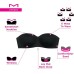  Strapless Multiway Wireless Bra Black XL
