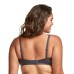  Underwire Demi Bra, DM9900, Best Push-Up Bra with Wonderbra Technology, Smoothing Lace-Trim Bra with Push-Up Cups, Rising Smoke/Gentle Peach, 40C