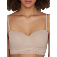 Natori Natori Womens Bliss Perfection Strapless Bra, Cafe, 36DD, Style-729154