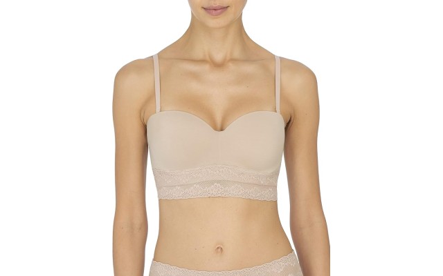  Women's Bliss Perfection Strapless Underwire Bra, 729154, Cafe, 34DD