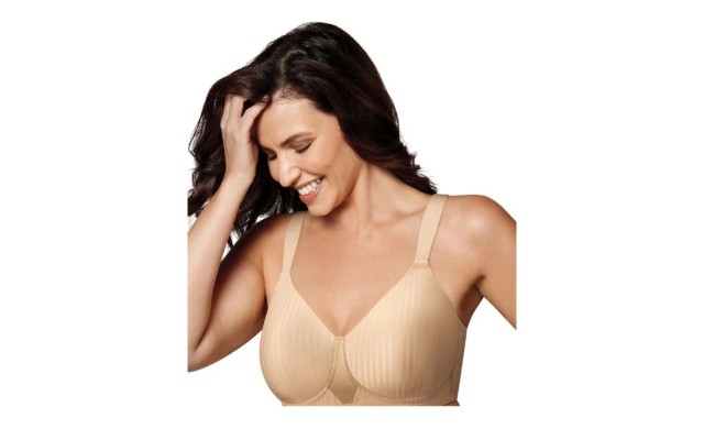  Secrets Wirefree Bra Perfectly Smooth Women’s 4 Way Support, Beige, 36B