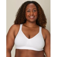Playtex womens 18 Hour Ultimate Lift & Support Cotton Stretch Wireless Us474c Full Coverage Bra, Cotton White, 36C