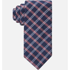Tommy Hilfiger Men’s Classic Check Tie – Navy Red