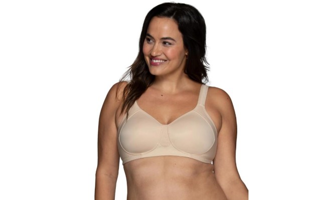  Women s Full Figure Wirefree Sport Bra, Damask Neutral, 36C Style 71500
