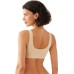  Women's B-Smooth Front Close Bralette, Sand, 36